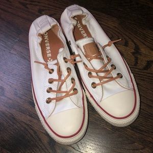 Brand new slip on white converse size 8 women’s